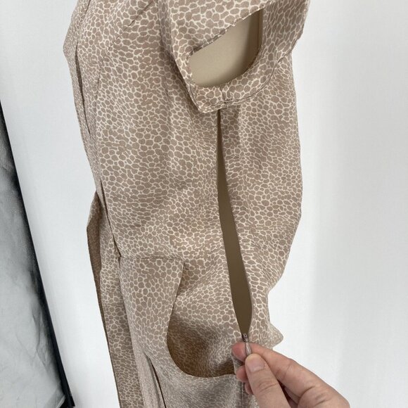 Rungolee Womens NWT Silk Wrap Dress Sz XXS Dainty Event Glam Party Animal Print - Picture 7 of 15